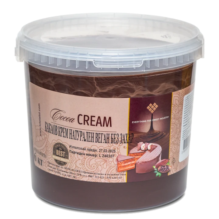 Крем Какаов vegan натурален без захар, кофа 4 кг